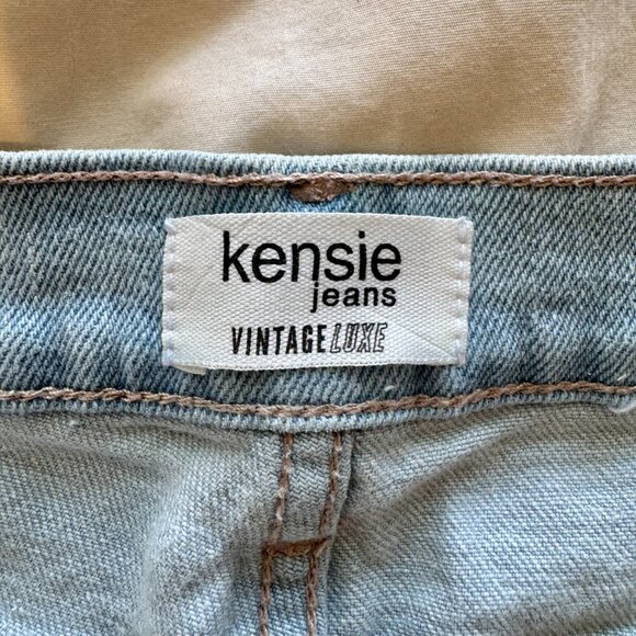KENSIE Light Blue Denim Shorts - Picture 7 of 9